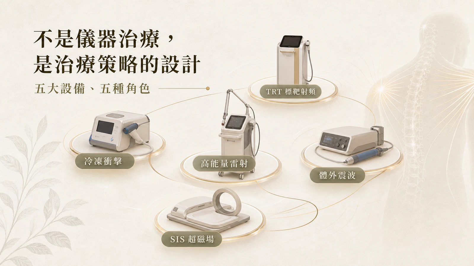整合式物理治療示意圖
